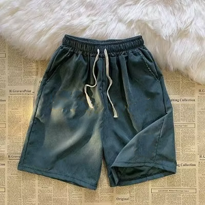 Pantalones cortos de hombre con estampado de burbujas y logotipo personalizado Pantalones cortos deportivos de cintura alta con estampado de letras en 3D - Product Image 5