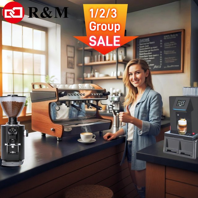 Commercial-espresso-machine Italian 220v 120v Cafetera Expresso Maker China Brand Compact Us Heat Exchanger Coffee Robot Machine