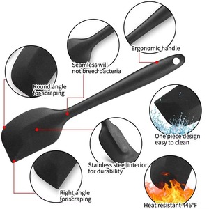 6Pcs <b>Silicone</b> Spatula Set Food Grade Non Stick Heat Resistant Spatulas Turner for Cooking <b>Baking</b> Mixing <b>Baking</b> Tools - Product Image 3