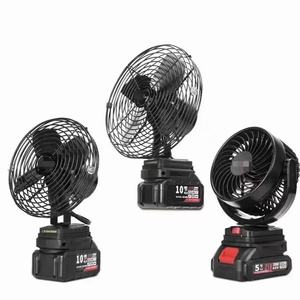 Elegante Ventilatore Portatile <span class=keywords><strong>in</strong></span> <span class=keywords><strong>Metallo</strong></span> per Campeggio e Viaggi - Facile Installazione a Terra, 2 Velocità del Vento - Product Image 6