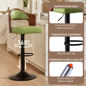 Dual Color Modern Height Adjustable Swivel Durable Material Steady <b>Bar</b> Stool Kitchen Counter <b>Chair</b> for Home <b>Bar</b> - Product Image 6