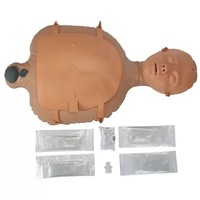 Simulador de RCP Inflable KyrenMed, Maniquí de Entrenamiento de RCP Portátil Mini, Modelo de Reanimación Cardiopulmonar