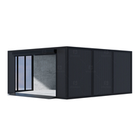 Station de lavage de voitures modulaire extensible en conteneur, coque personnalisée, toit plat détachable, atelier mobile imperméable pour l'entretien automobile