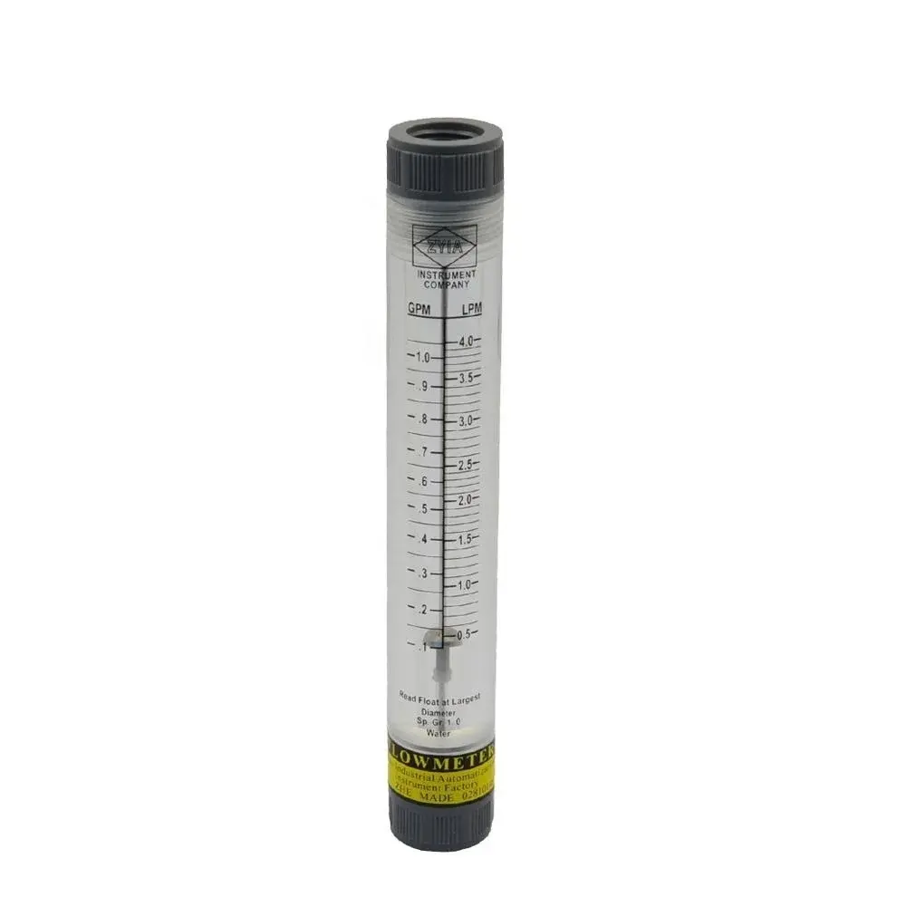 Hot selling inline acrylic co2 gas flow meter air flow controller rotameter