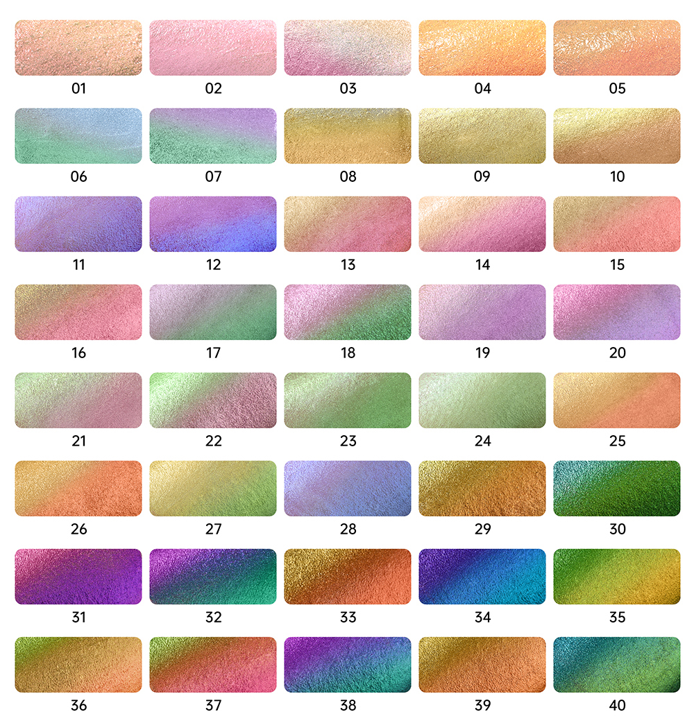 40 couleurs