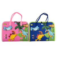 Tableau d'activités Montessori Dinosaure en feutre pour enfants, livre d'activités éducatives précoces, jouets pour 3 ans et plus