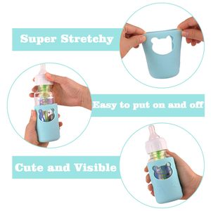 Paquete <span class=keywords><strong>de</strong></span> 4 Fundas <span class=keywords><strong>de</strong></span> Silicona <span class=keywords><strong>de</strong></span> 4 oz Libres <span class=keywords><strong>de</strong></span> BPA, Protector <span class=keywords><strong>de</strong></span> Biberones Anti-Rotura para Biberones <span class=keywords><strong>de</strong></span> Vidrio Dr. <span class=keywords><strong>Brown</strong></span>'s - Product Image 2
