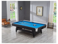Table de jeu multifonction 3-en-1 avec billard, table de dîner et fonction de tennis de table, table de billard 7/8/9 pieds avec retour automatique des balles pour usage intérieur