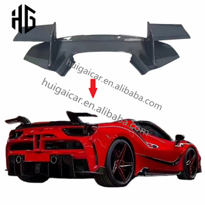 Venta al por mayor de fábrica, alerones de coche estilo Msy, alerón trasero para <span class=keywords><strong>Ferrari</strong></span> <span class=keywords><strong>488</strong></span> GTB/Spider, actualización, Kit de carrocería de alerón estilo Mansori - Product Image 1
