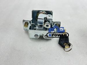 Nouvel ensemble de serrure et de loquet XPower 236-3669 pour excavatrice sur chenilles (noir/argent) - Product Image 3