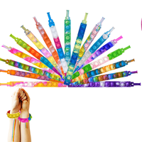 Silikon-Blasenarmband Silikon-Fidget-Armband-Set Tragbare Silikon-Blasen-Uhr Geschenk für Kinder und Erwachsene mit Autismus & ADHS