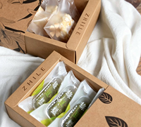 Boîte à matcha personnalisée imprimée directement de l'usine, boîte d'emballage de thé en papier de qualité alimentaire durable, résistante à la lumière, vente en gros avec logo