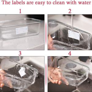 Biodegradable Eco Friendly Dissolvable Water Soluble Labels for Daily Use in <b>Kitchen</b> or Restaurant - Product Image 2