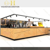 Quiosco de café Diseños de cafetería Gabinetes de exhibición de cafetería Soportes de quiosco para Centro Comercial