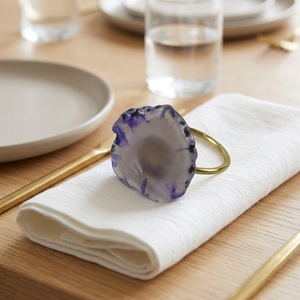Anillo de Servilleta de Piedra de Ágata para Decoración de Mesa de Comedor, Hogar y Hotel, Diseño Exclusivo, Hecho a Mano, Accesorios de Mesa Personalizables - Product Image 1