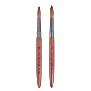 KADS 100% Pure Kolinsky Sable Acrylic Brush MAX 14# 16# Professional Red Wood French Gel Brush <b>Nail</b> Painting Brush - Product Image 2