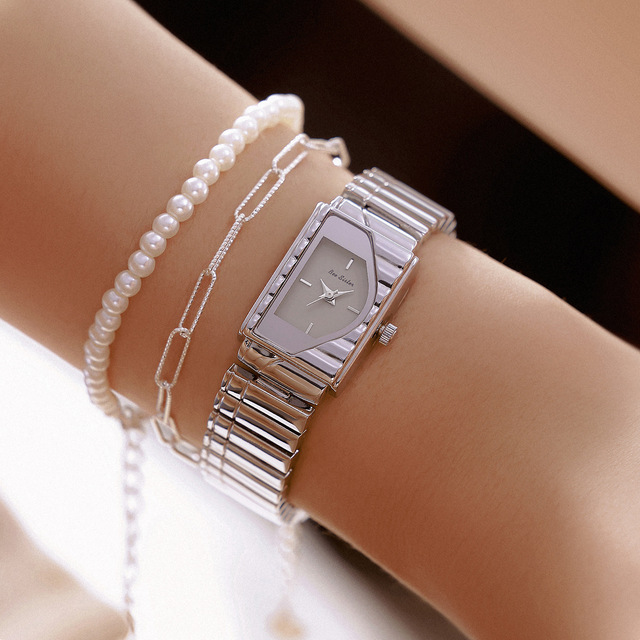 BS FA1927 Fashion New Retro Watch Elegant Piano Watch Quartz Watch Luxury Retro Neutral Gray Temperament Quartz Waterproof