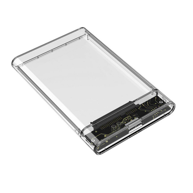 FIDECO 2.5 Transparent External Hdd Hard Drive Case Enclosure 2.5 Inch Sata Hdd Usb 3.0 Case Box Hdd Enclosure