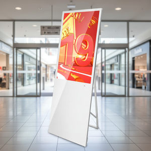 Afficheur publicitaire numérique à télécommande, sur pied, pour la vente, présentoir de menu publicitaire sur pied - Product Image 1