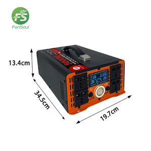 Convertisseur d'énergie solaire hors réseau Fonsoul 2500W 12V 24V 48V 72V DC vers AC 110V 220V à onde sinusoïdale pure - Product Image 3