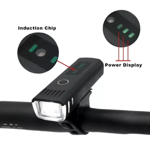 Ensemble de feux avant de vélo RIDERACE, induction intelligente, rechargeable par USB, feu arrière <span class=keywords><strong>LED</strong></span>, lampe torche, <span class=keywords><strong>phare</strong></span> de vélo pour <span class=keywords><strong>VTT</strong></span> - Product Image 2