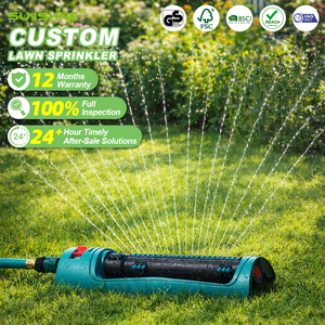 Arroseur oscillant personnalisé SUNSHINE pour pelouse et jardin, équipement <span class=keywords><strong>d</strong></span>'<span class=keywords><strong>arrosage</strong></span> avec 21 buses, couverture de 4 250 pieds carrés pour pelouse, cour, ferme, espace vert - Product Image 1