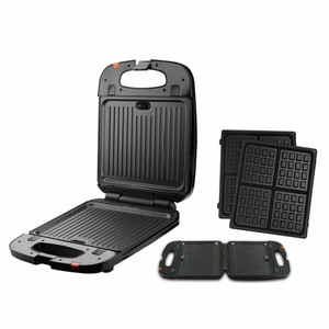 DSP 3 In 1 <b>Breakfast</b> <b>Maker</b> Non Stick Coating Grill Waffle Plate Electric Household <b>Sandwich</b> <b>Maker</b> - Product Image 1