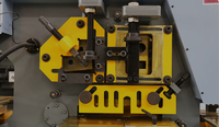 Machine de découpe et de poinçonnage hydraulique tout-en-un DPQ35Y pour tôles d'acier de 16 mm à 40 mm d'épaisseur, fabrication de tôles métalliques, multifonction
