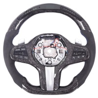 Volant sport en fibre de carbone LED BOSPEED pour BMW Série 3 M6 X5 M3 X4 X3 Série 5 X6