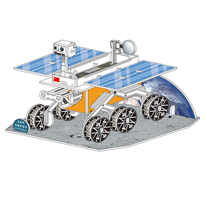 Mô hình <span class=keywords><strong>3D</strong></span> Rover đồ chơi trẻ em không gian mô hình <span class=keywords><strong>3D</strong></span> Câu Đố tên lửa không gian loạt không gian tuyệt vời - Product Image 5