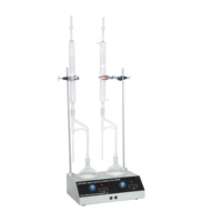 Testeur de teneur en eau dans le pétrole brut ASTM D4006 haute précision 0,2 % avec test automatique et fiole de distillation de 1000 ml