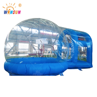 Winsun Outdoor Family Party Tente à dôme transparent et hermétique Tente à bulles gonflable pour enfants