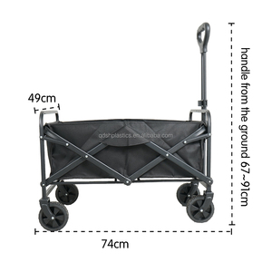 Chariot de Jardin Pliable Robuste pour Plage, Pique-nique ou Camping - Product Image 3