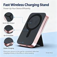 Fabrik-Großhandel Tragbares Reise-Ladegerät Akkupack 2-in-1 PD 22,5 Schnellladung Powerbank 10000mAh, Eingebautes Kabel