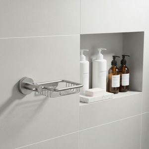 Modern Wall Mounted Stainless Steel <b>Soap</b> Dish <b>Holder</b> Brass Finish Corrosion Prevention Bathroom <b>Soap</b> Basket Bar for Hotels - Product Image 6