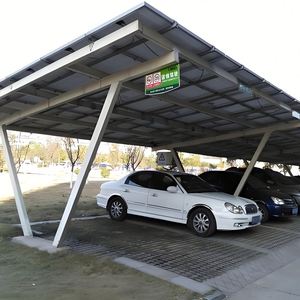 Supports de montage pour <span class=keywords><strong>carport</strong></span> <span class=keywords><strong>solaire</strong></span> de qualité supérieure, fabriqués en Chine, pour <span class=keywords><strong>2</strong></span> <span class=keywords><strong>voitures</strong></span>, en acier au carbone et alliage d'aluminium, garantie 25 ans - Product Image 3