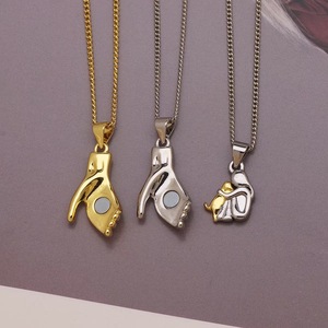 BD-D1292 Woman Dog Hug Necklace Cute Gifts for Her Him Jewelry Birthday Gift <strong>Animal</strong> <strong>Lover</strong> - Product Image 3