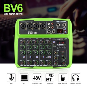 Best Service usb audio sound mixer 6 troughs digital Professional sound - Product Image 2
