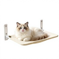 Hamac pour chat en tissu maillé, lit de fenêtre, étagère pour animaux de compagnie, perchoir solaire suspendu à ventouse pour vitre