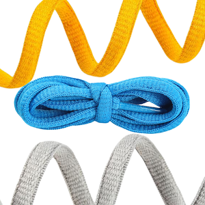 Nhà Máy Cung Cấp Hình Bầu Dục Dây Giày Rộng <span class=keywords><strong>7</strong></span> <span class=keywords><strong>Mm</strong></span> Nửa Vòng Thể Thao Dây Giày Cho Sneakers OEM <span class=keywords><strong>7</strong></span> <span class=keywords><strong>Mm</strong></span> Chấp Nhận Tùy Chỉnh Bao Bì 38 Màu - Product Image 5