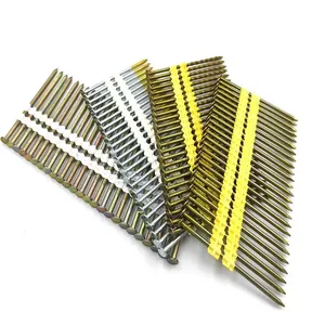 Clous en <span class=keywords><strong>bande</strong></span> plastifiés pour charpente, tête pleine, 21 degrés - Product Image 1