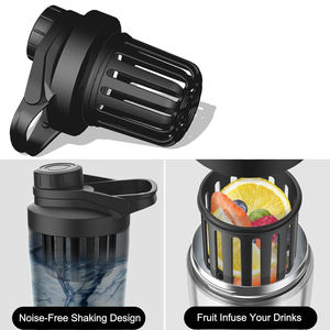 Vaso Mezclador de Acero Inoxidable de 26 oz con Logotipo Personalizado, Botella Mezcladora Deportiva para Gimnasio, Proteínas y Fitness con Cepillo - Product Image 4