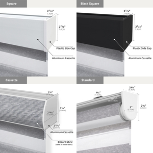 Màn rèm ngựa vằn thông minh, bóng lăn chạy bằng pin có động cơ với ứng dụng Wifi & điều khiển từ xa, Rèm điện tự động - Product Image 3