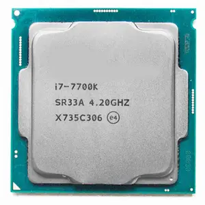 Procesador CPU i7 7700K de segunda mano de ordenador de sobremesa usado en stock