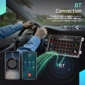 Estéreo para Auto Android 4+64GB Podofo de 9 Pulgadas con CarPlay, Android Auto, GPS, WiFi para VW Group Touran JPOLO - Product Image 4