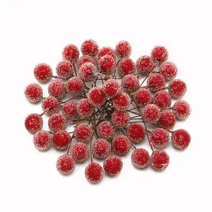 (50 шт./упаковка) 60 мм кристаллизированные ягодные вишни для рукоделия Свадебный Рождественский торт коробка жемчужные венки украшения подарочные коробки венки ремесло