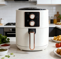 Friteuse à air électrique numérique 7L OEM personnalisée avec doublures en silicone, petite et grande capacité