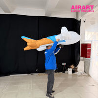 Costumes d'avion gonflables pour la décoration des aires de jeux pour enfants - Costumes d'avion pour adultes pour les fêtes d'anniversaire