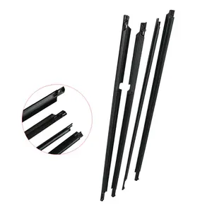 4 Pcs Car Auto Left And Right Side Window Trim Door Belt Molding Weatherstrips For Toyota Corolla 2009-2013