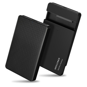 <b>SATA</b> 2.5 Inch Hard <b>Drive</b> Enclosure USB 3.0 External SSD Case Mesh Texture Black - Product Image 2